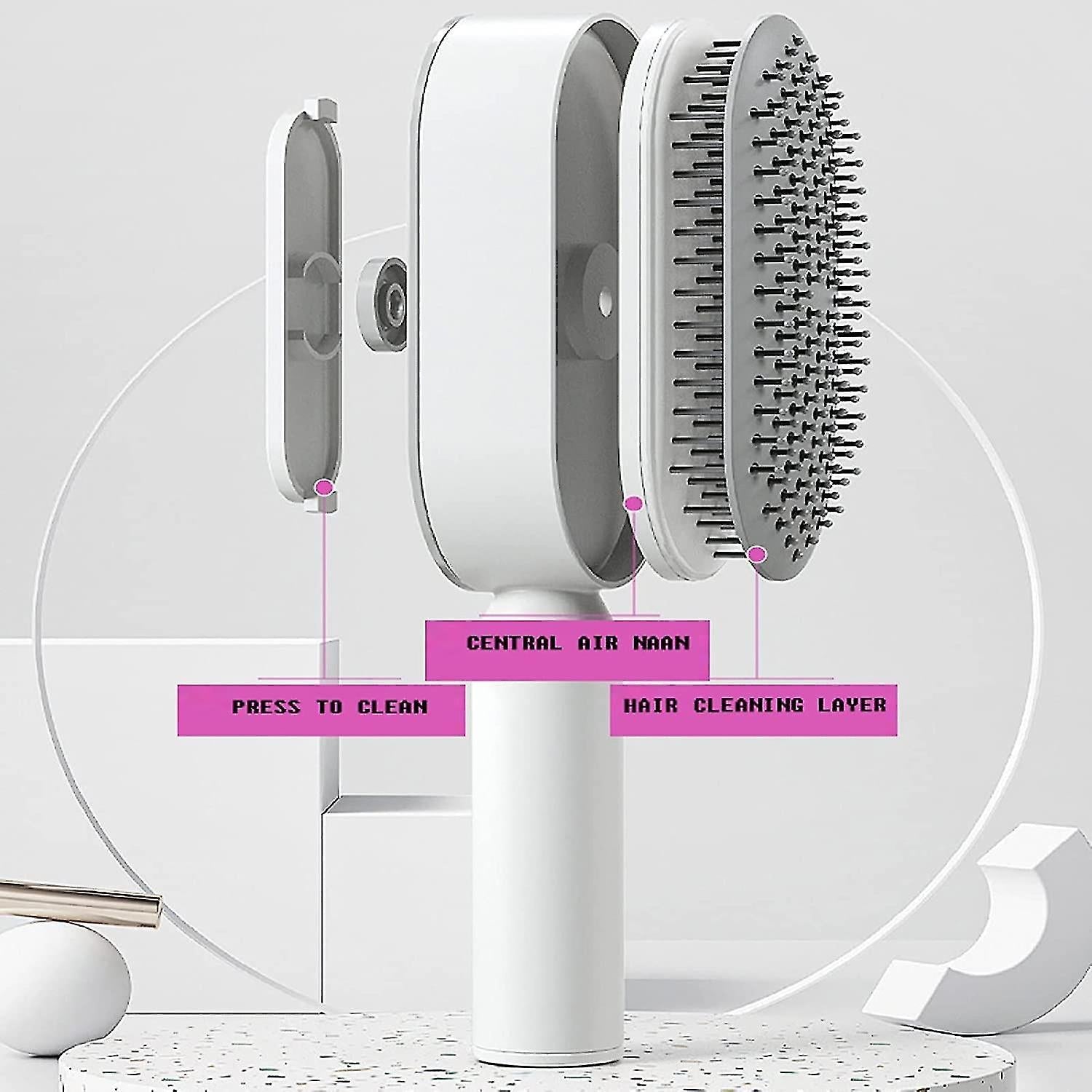 Self Cleaning Hair Brush