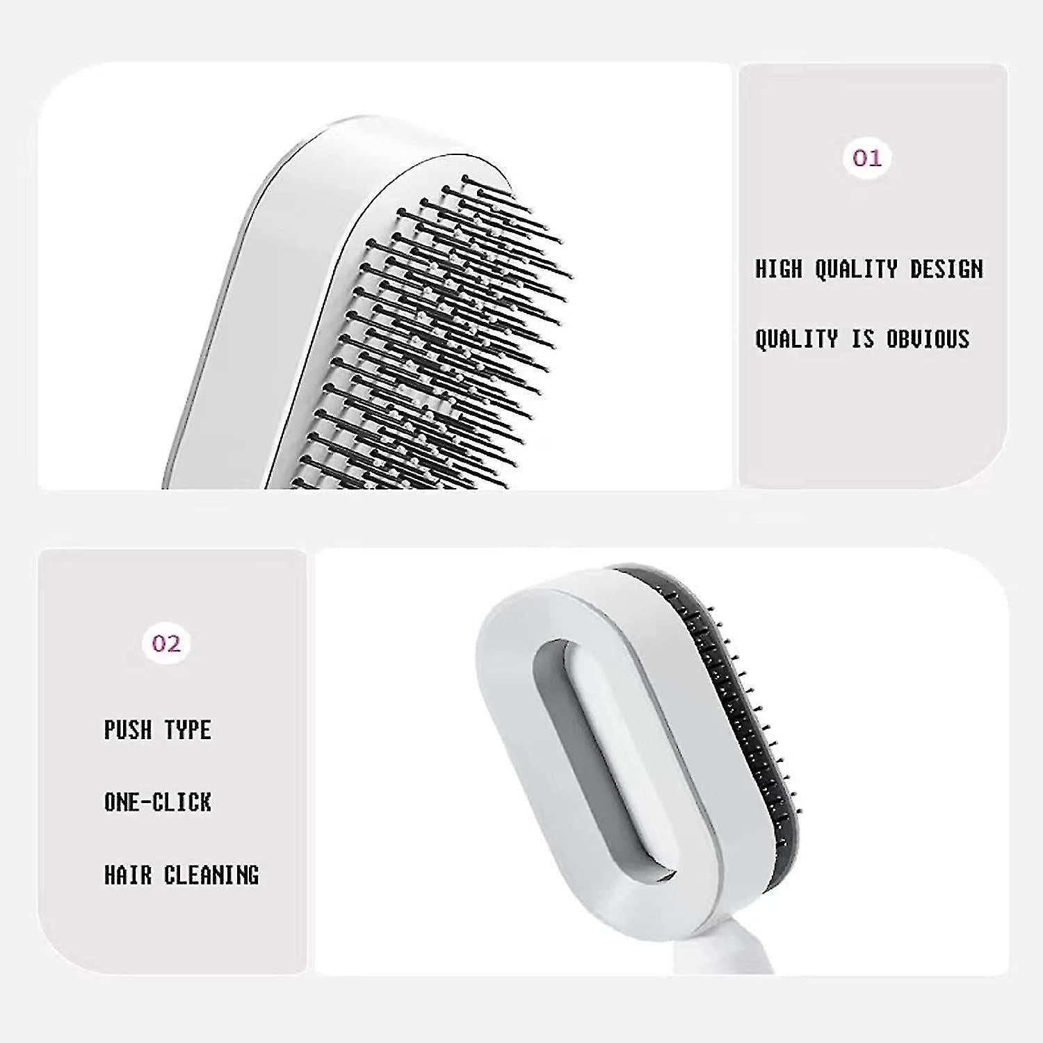 Self Cleaning Hair Brush