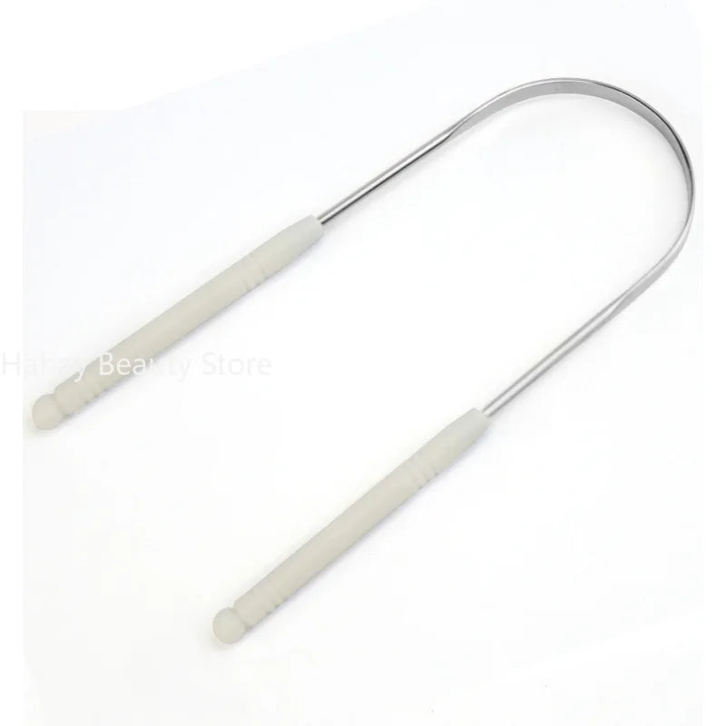 1PCS Stainless Steel Tongue Scraper