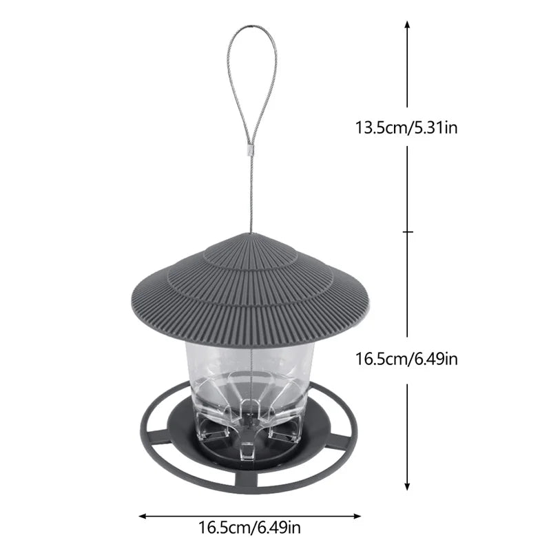 Outdoor Bird Feeder with Multiple Holes